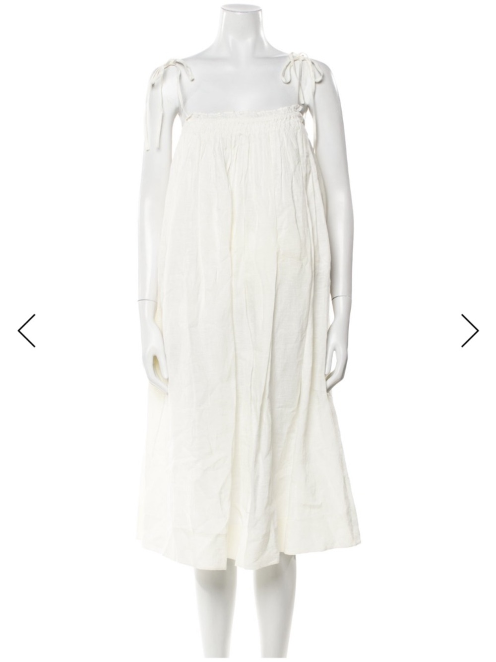Marlette Women’s Cream Tie-Shoulder Midi Skirt